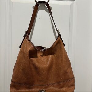 Fossil Brown Hobo Bag with Adjustable Straps